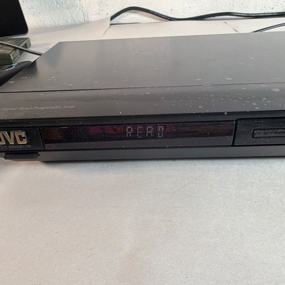 JVC XV-N370 DVD Player w/ Progressive Scan, CD/DVD/Super VCD/VCD, Black, Remote